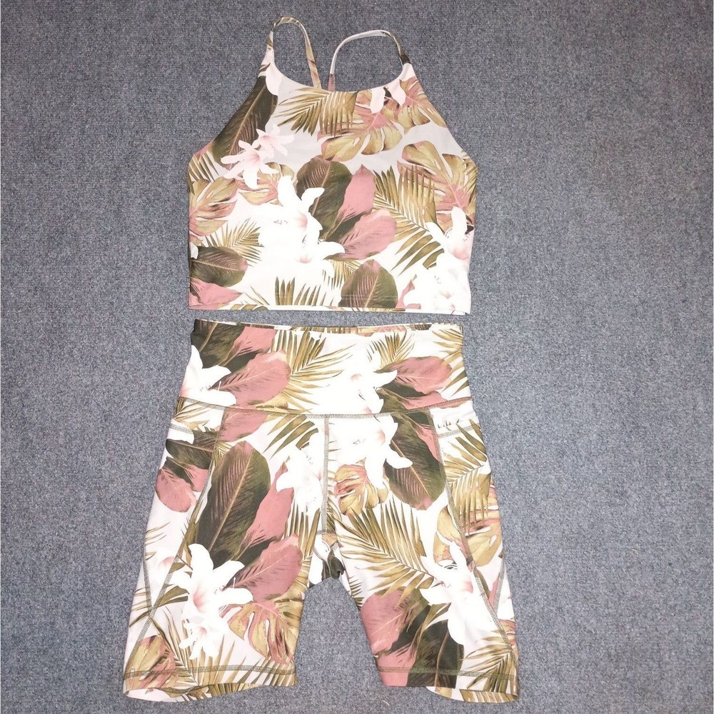 Old Navy 2 piece Active Yoga Workout Spandex Size Large